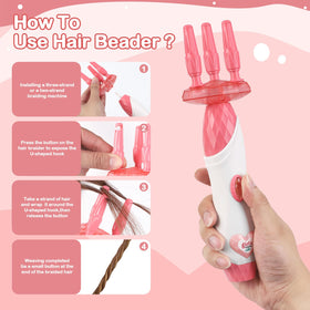 Kidzkube rubber bands pack provides secure accents for pretend hairstyles