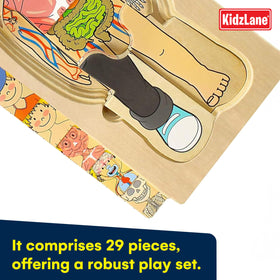 Kidzlane puzzle assembly showing kids engaging in interactive learning