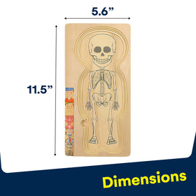 Kidzlane durable wooden puzzle with smooth edges for safe play