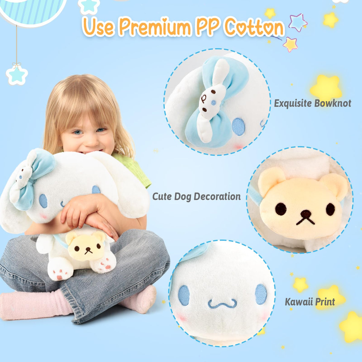 KIEAL bedtime snuggle plush toy: gentle friend for night routines