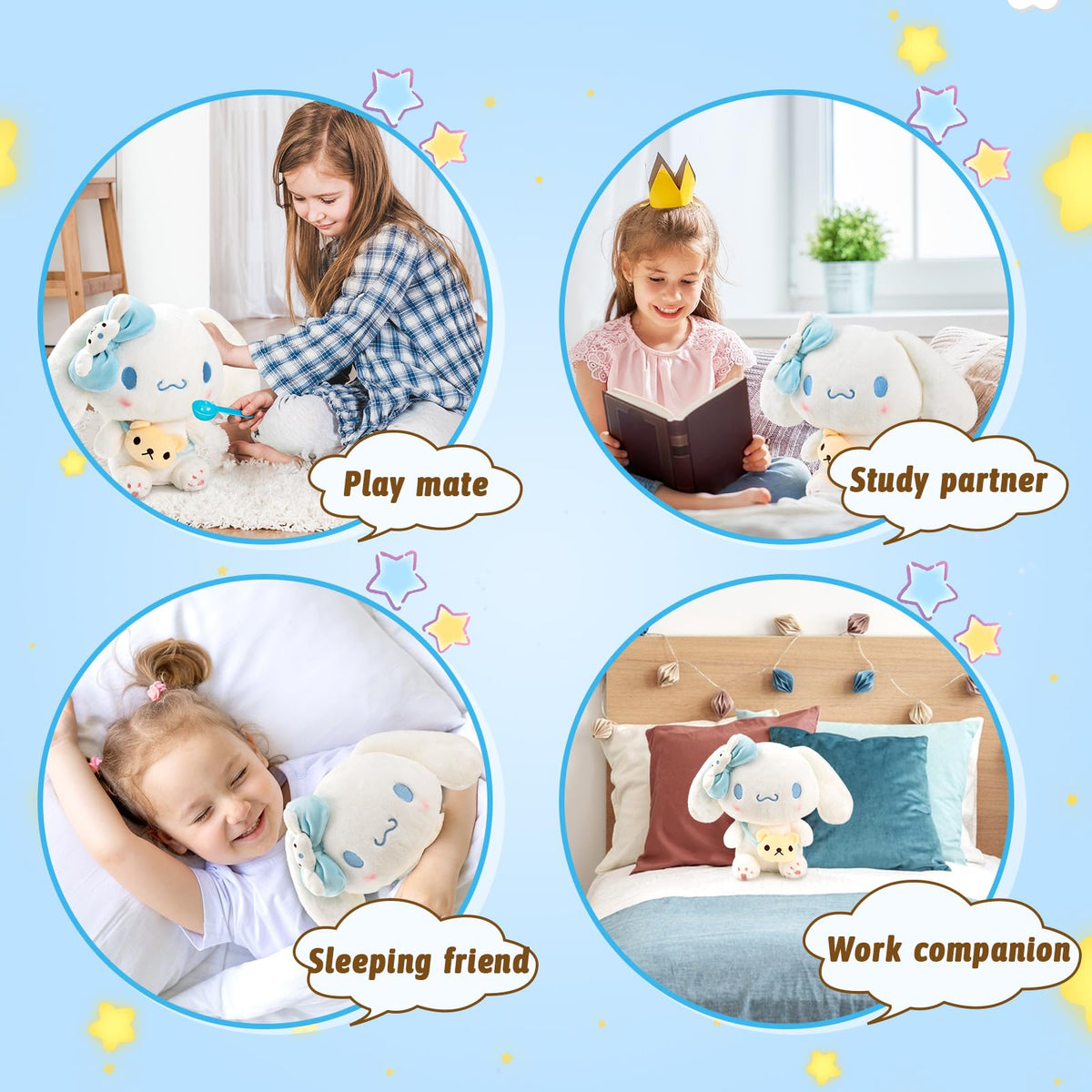 KIEAL room decor plush toy: cute accent for nursery or study