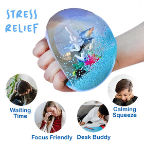 Kiedle Big Ocean ball icy blue color supports mindful breaks anywhere.