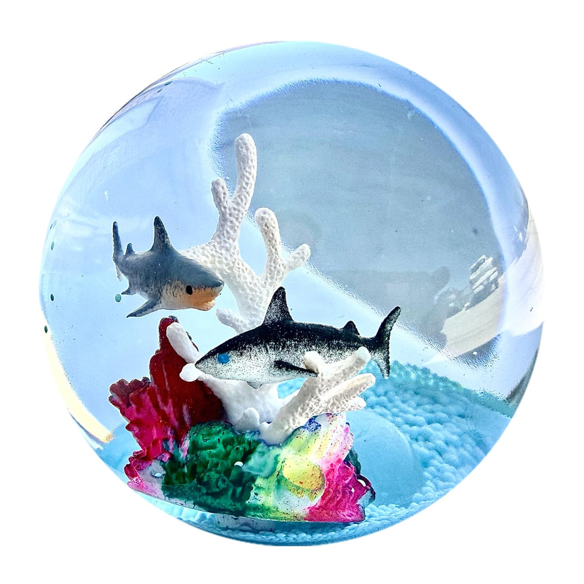 Kiedle Big Ocean Stress Ball with glitter inside for discreet calming focus.