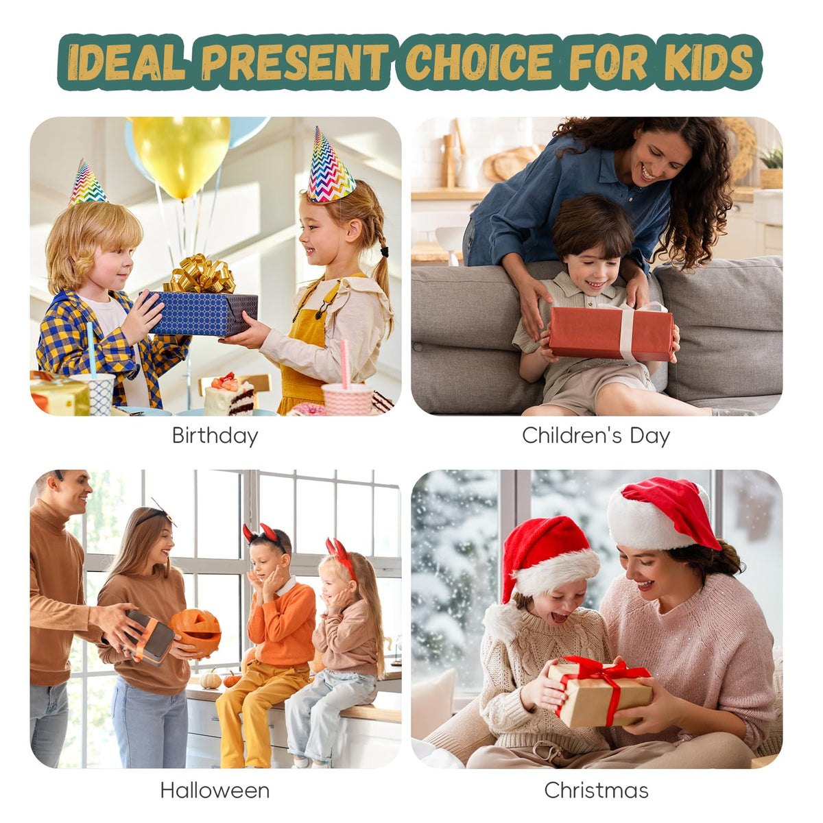 kienvy bakery wooden storage box with through handle keeps playset organized and portable