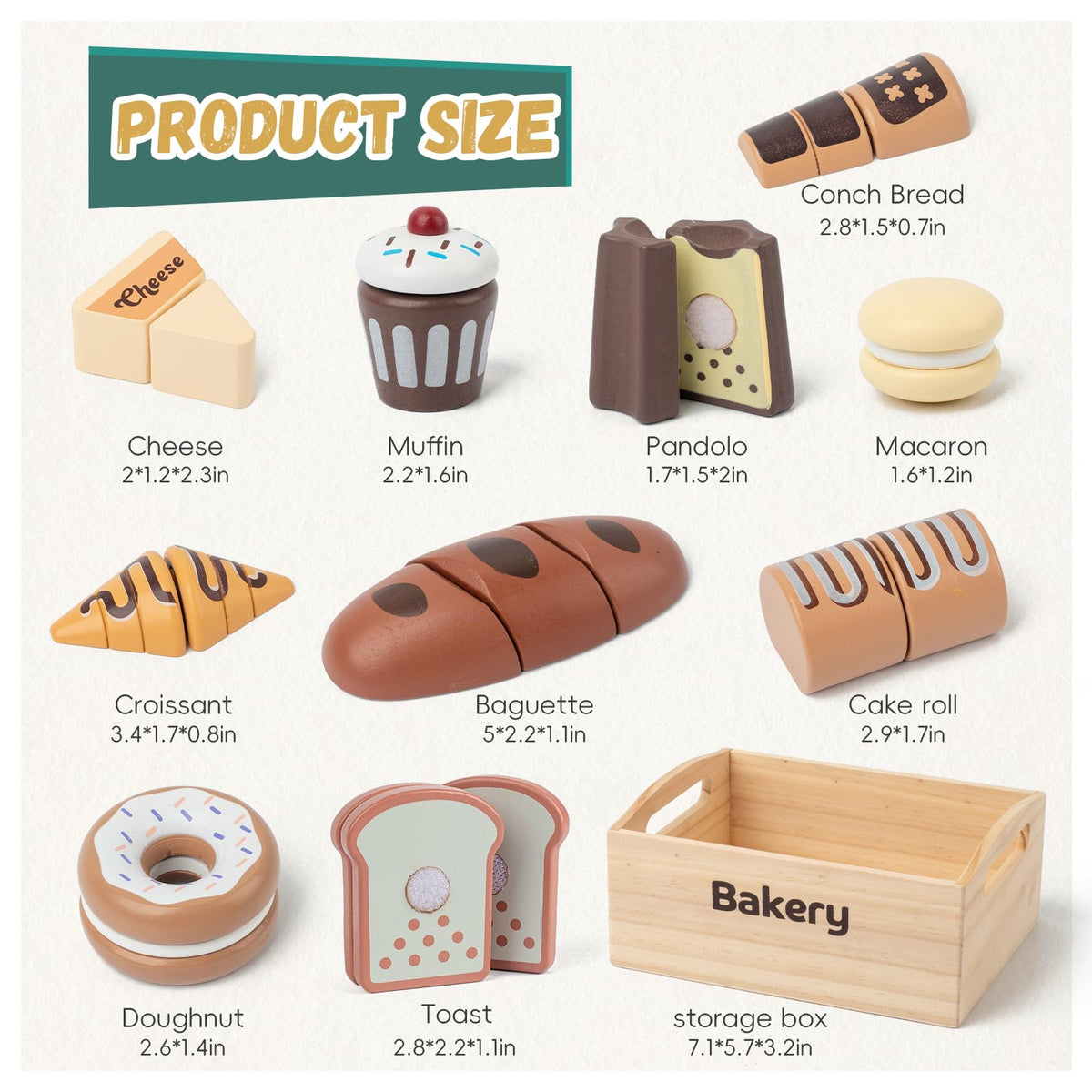 kienvy bakery wooden toast slice highlighting interior layers for storytelling and sequencing play