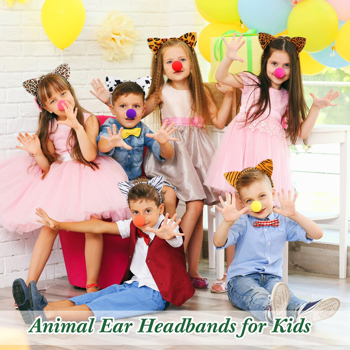Kigeli kid and adult friendly headbands, measuring about 11.4 by 8.7 inches