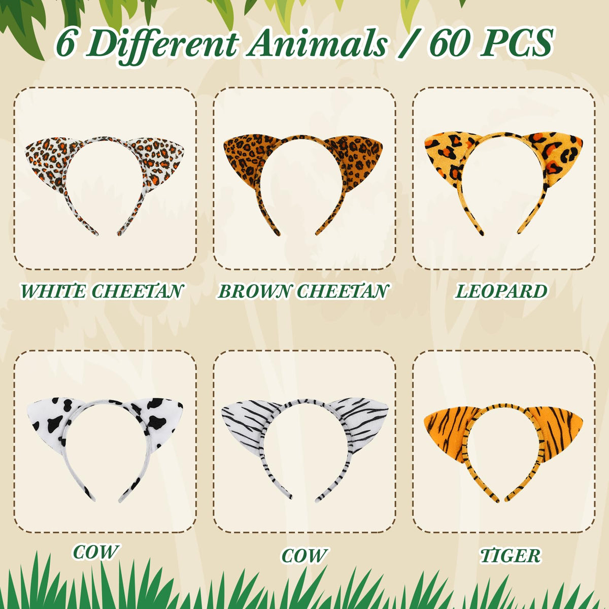 Kigeli jungle headbands as versatile party favors for celebrations and photo moments