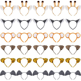 Kigeli woodland animal ears headbands for playful costumes.