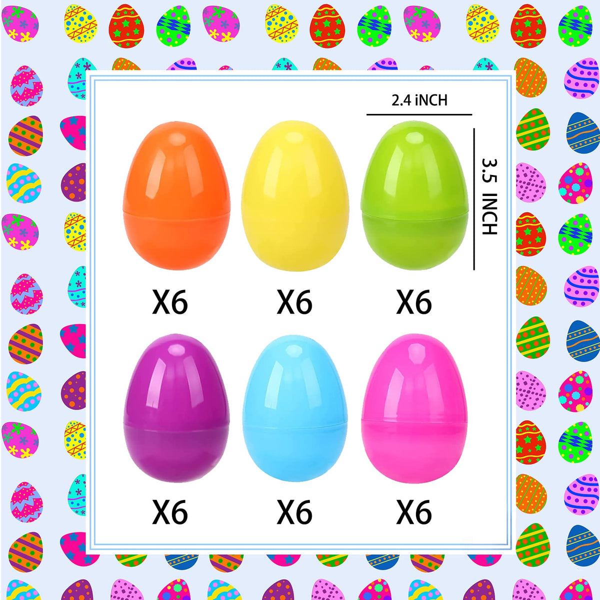 Kijamilee yellow Easter eggs set for festive baskets and hiding games.