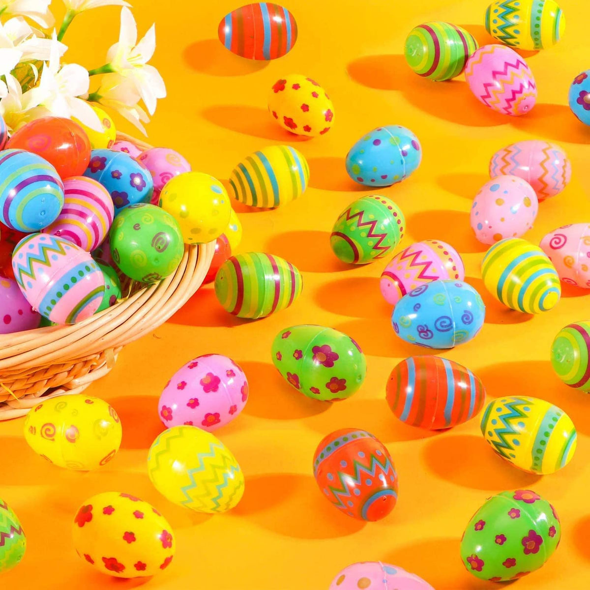 Kijamilee Easter Eggs easy to open and fill for DIY surprises.