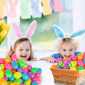 Kijamilee Easter Eggs 36-count packaging ready for gifting and events.
