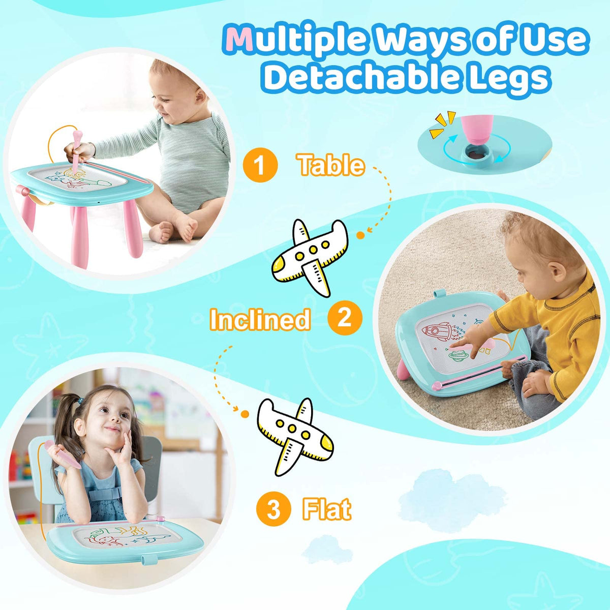 Kikidex ABS plastic safety features non-toxic and BPA-free materials.