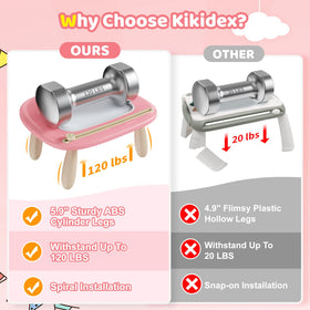 Kikidex toddler doodle board in hands-ready pose supports imaginative play.