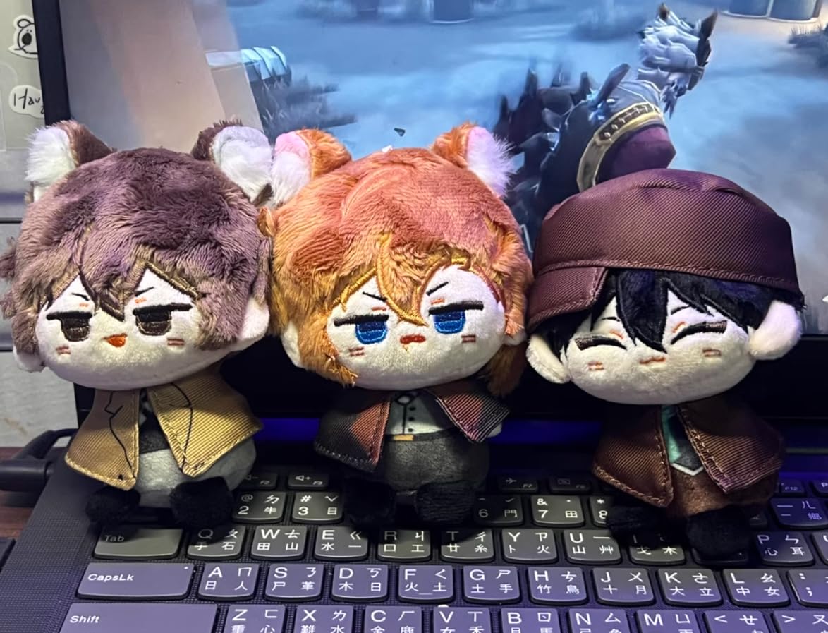 KILA MILA cute anime plush decor, perfect for room or car.