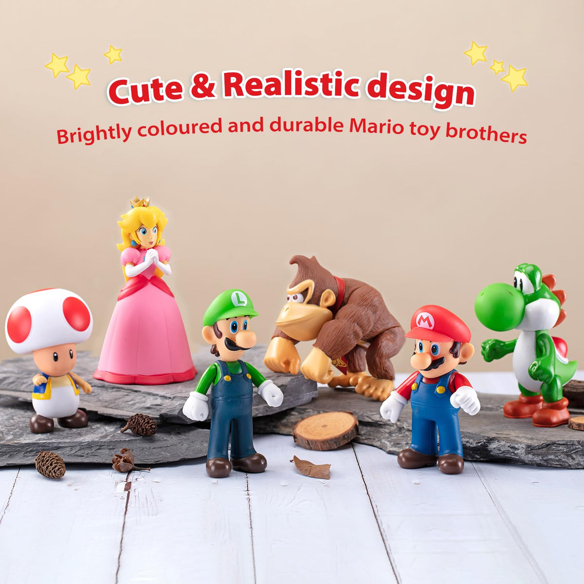 Kilative Mario Bros complete character set for recreating scenes.