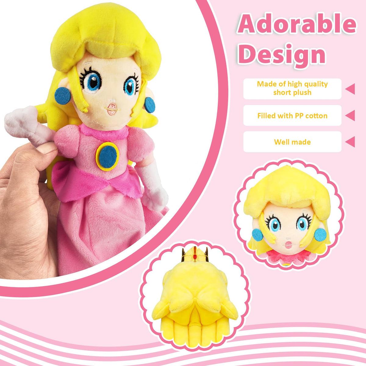 KILATIVE Princess Peach plush ready-to-gift packaging for fans