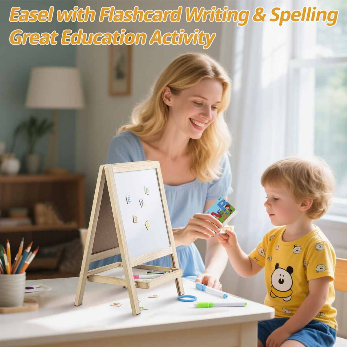 Kileubuto safety features with rounded corners and non toxic paint for toddlers.