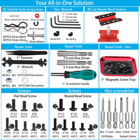 Kimapeso 1100pc screw kit keeps fasteners organized for quick repairs.
