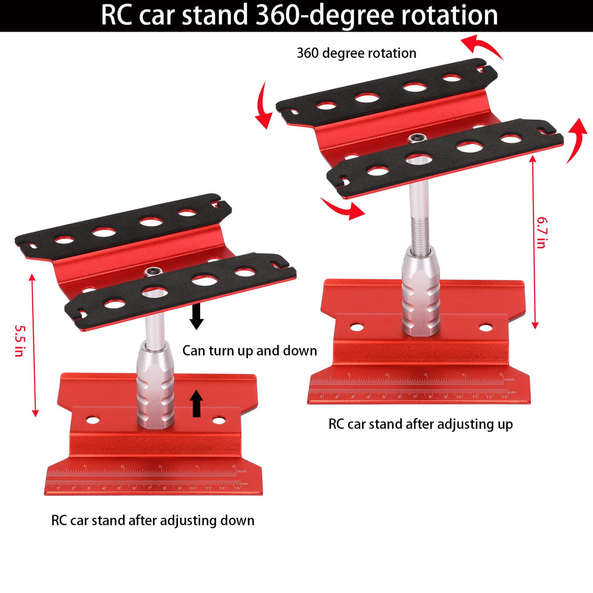 Kimapeso aluminum RC workstation delivers sturdy, stable base for long sessions.