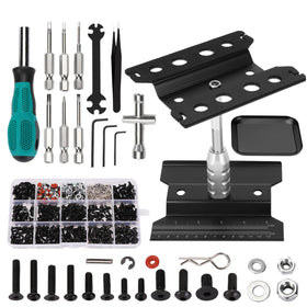 Kimapeso RC repair stand with 360-degree rotation for easy access to parts.