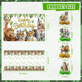 KimaruLZ cupcake toppers decorate treats with safari charm.