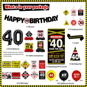 KimaruLZ Happy 40th banner adds bold celebration to the venue