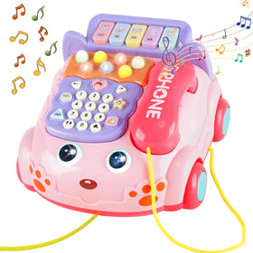Kimery Baby Phone Toy cartoon phone inspires imaginative play and early communication.