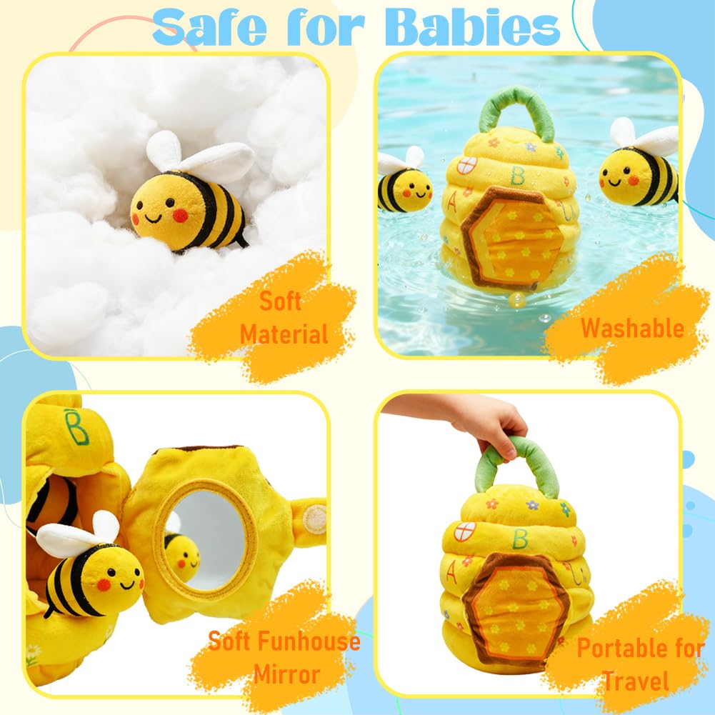 Kimicare bee crinkle texture; vibrant sensory stimulation in fabric