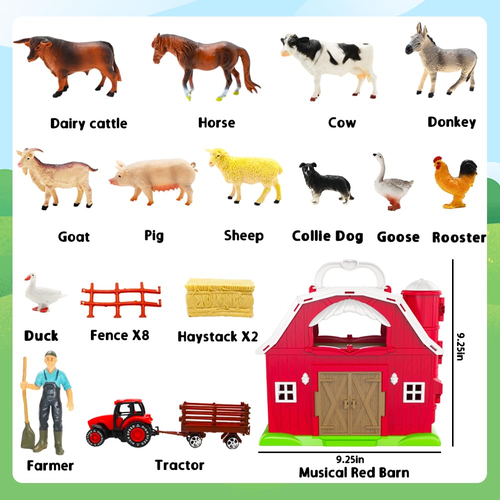 Kimicare farmer figure playset supports role-play and daily routines.