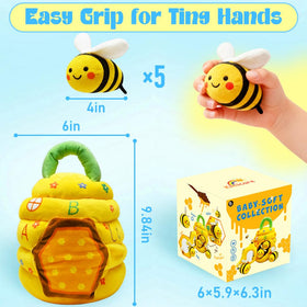 Kimicare mirror inside beehive; encourages self-viewing and tracking