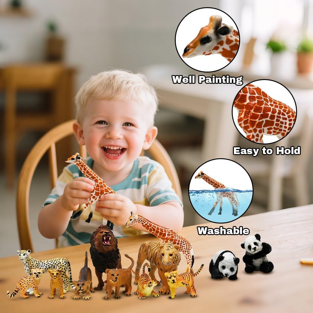 Kimicare safari giraffe figurine for storytelling and exploration