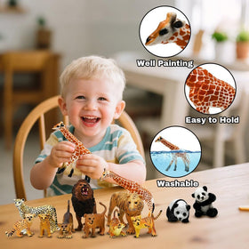 Kimicare safari giraffe figurine for storytelling and exploration