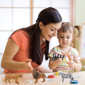 Kimicare safari rhino figurine offers tactile play and exploration