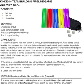 KINDEN Pipeline golf balls in play for cooperative tasks.