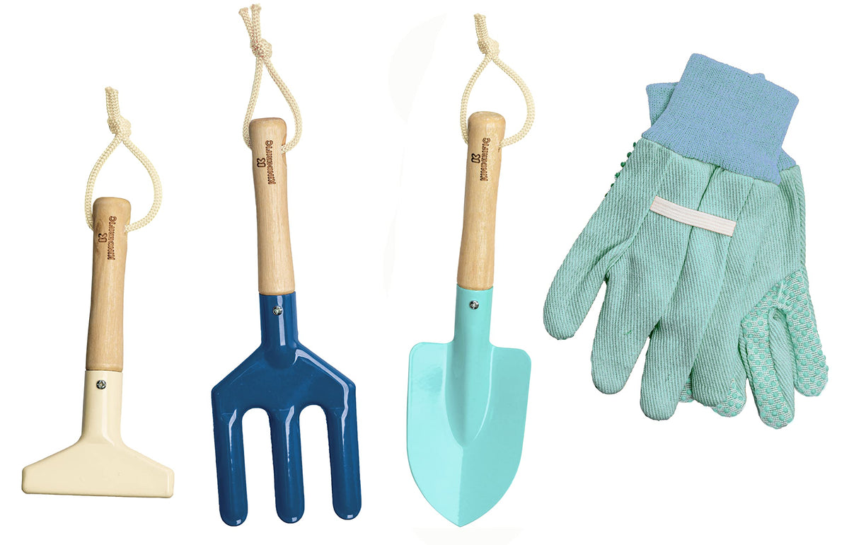 Kinderific gardening set spade for safe digging and planting with kids