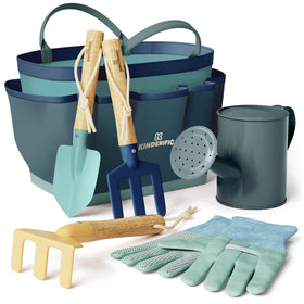 Kinderific gardening set tote bag for kids, sturdy storage during outdoor play