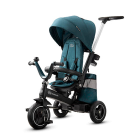 Kinderkraft EASYTWIST front view shows a sturdy 5-in-1 tricycle ready for growing kids on outings