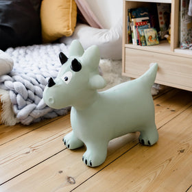 Kindsgut Bouncy Hopper Cow side view supports outdoor play
