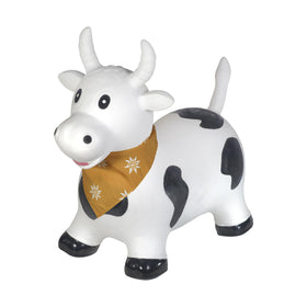Kindsgut cow bouncy hop promotes safe, durable indoor-outdoor play.