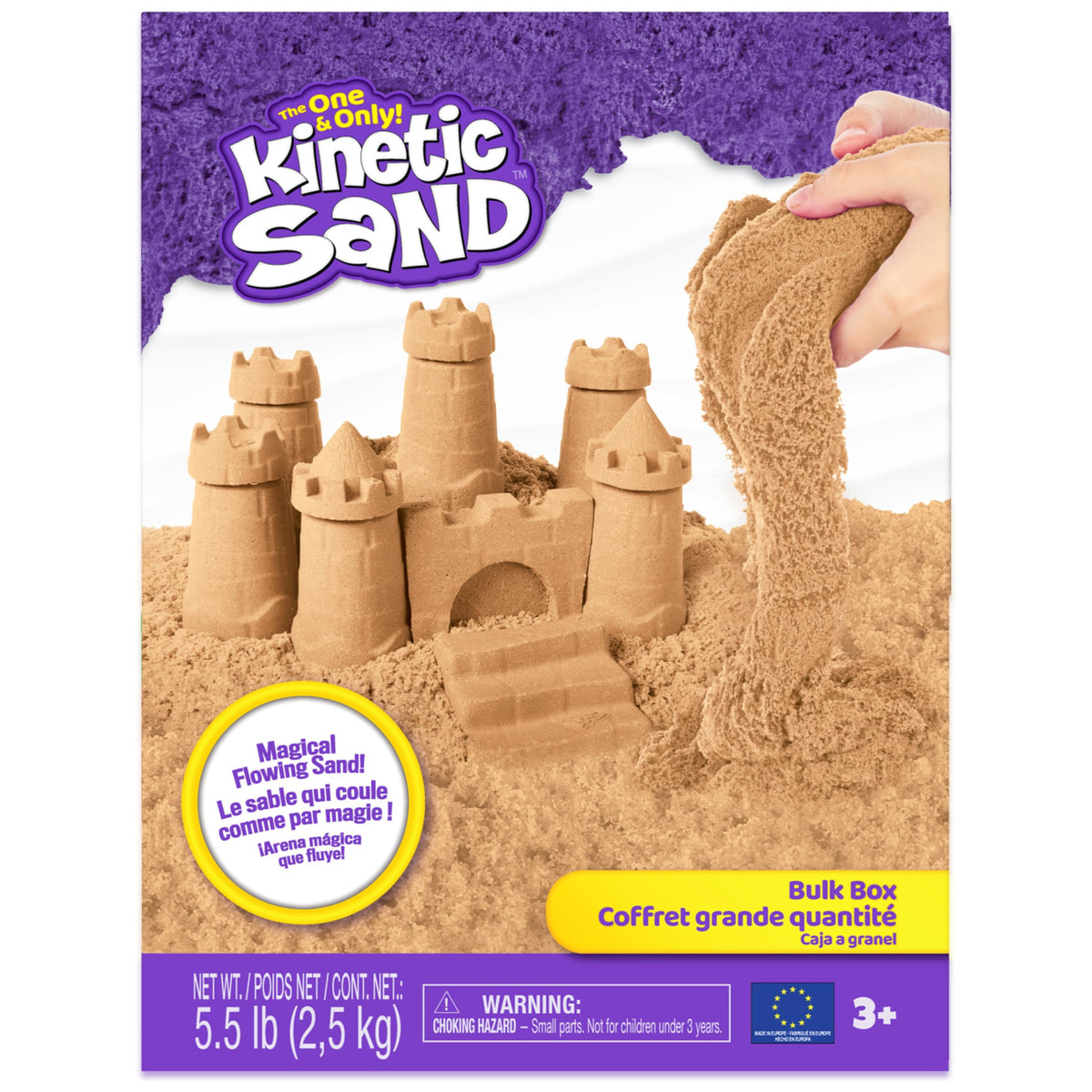 Kinetic Sand ages-3-and-up-play fosters social interaction and imaginative storytelling.