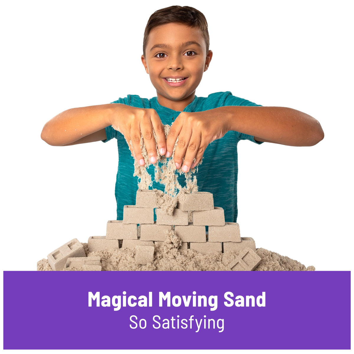 Kinetic Sand Construction Site gift set suitable for curious kids and sensory play.