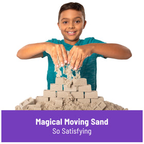 Kinetic Sand Construction Site gift set suitable for curious kids and sensory play.