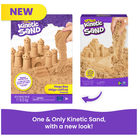 Easy cleanup with Kinetic Sand that sticks to itself after play.