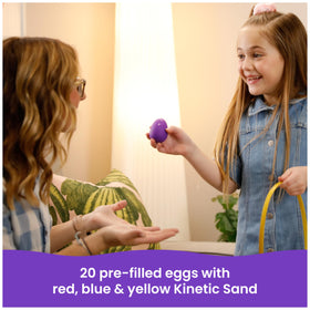 Kinetic Sand flow texture closeup emphasizes satisfying flow and tactile feedback