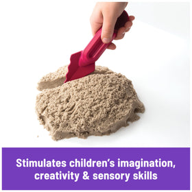 Kinetic Sand Folding Sand Box closed for storage after play