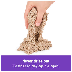 Kinetic Sand Folding Sand Box showing flowing sand texture during play