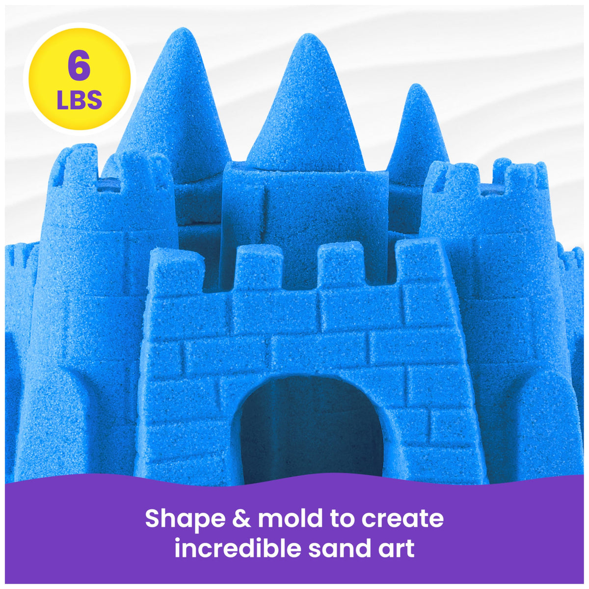 Kinetic Sand Mega Mixin Bag blue sand sparks cool sculpting and sensory exploration