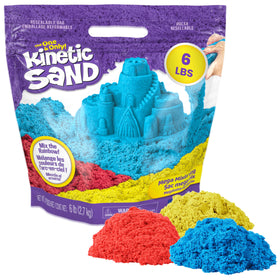 Kinetic Sand Mega Mixin Bag red sand for vibrant color mixing and creative play