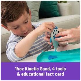 Kinetic Sand Project Planet Deep Sea dolphin cutter shapes baby dolphins