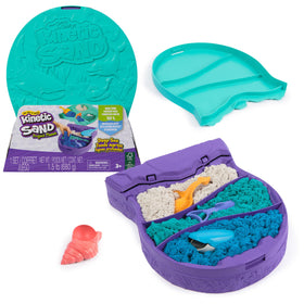 Kinetic Sand Project Planet Deep Sea shell scoop for imaginative ocean exploration